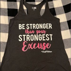 NWOT. Tank from Club Fit Wear.